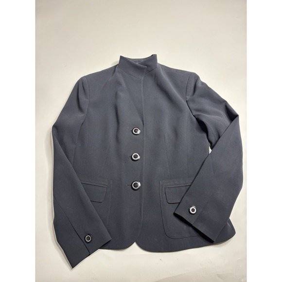 Jones New York Jackets & Blazers - VTG Jones New York High Neck Blazer Jacket Women's Petite 10P Minimalist Class